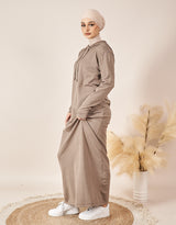 7559-Mocha-knit-dress-abaya