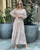 7784-6-Mocha-Floral-Tassle-Dress