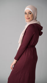 8010-Maroon-knit-dress-abaya