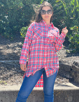 Raya Plaid Blouse