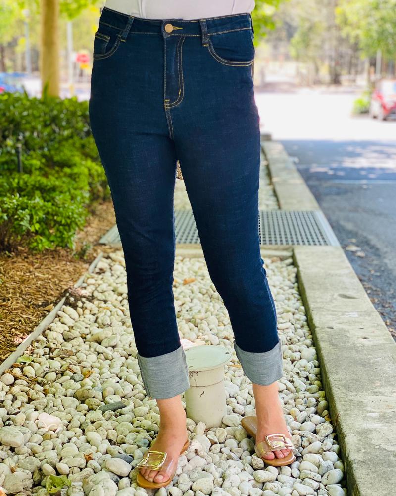 Cuffed on sale jean capris