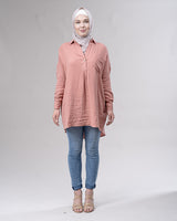 Long Shell Button Shirt -  Modelle