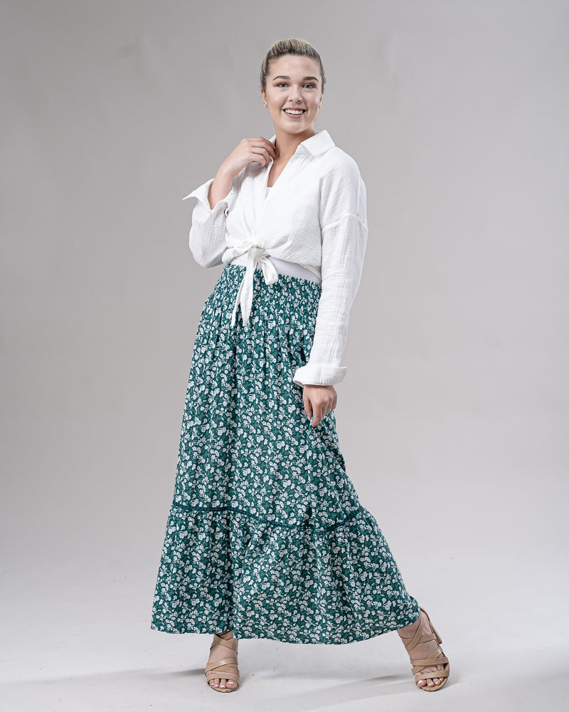 Maxi Skirt With Lace -  Modelle