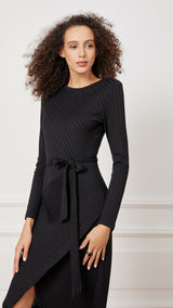 Phoebe Rib Wrap Dress -  Modelle