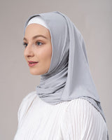 Ribbed Jersey Shawl -  Modelle