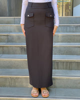 Relaxed Pencil Skirt
