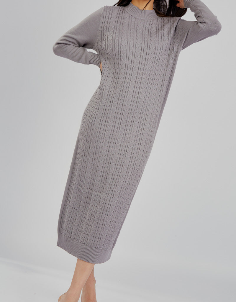 KN00036Grey-knit-dress-abaya
