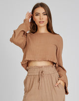 Lel120903-TAN-top-blouse