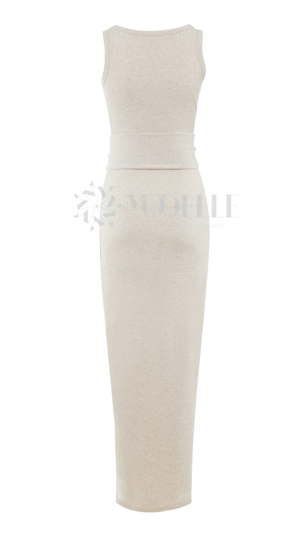     M00025-Stone-Ribbed-Dress