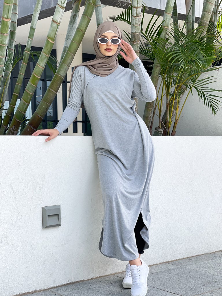 M00147-Grey-abaya-dress