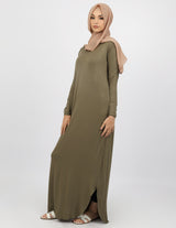 M00147Khaki-abaya-dress