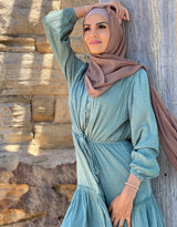 M00169-Green-dress-maxi-abaya