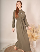 M00200Khaki-dress-abaya