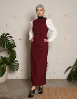 M00244-Maroon-dress-abaya