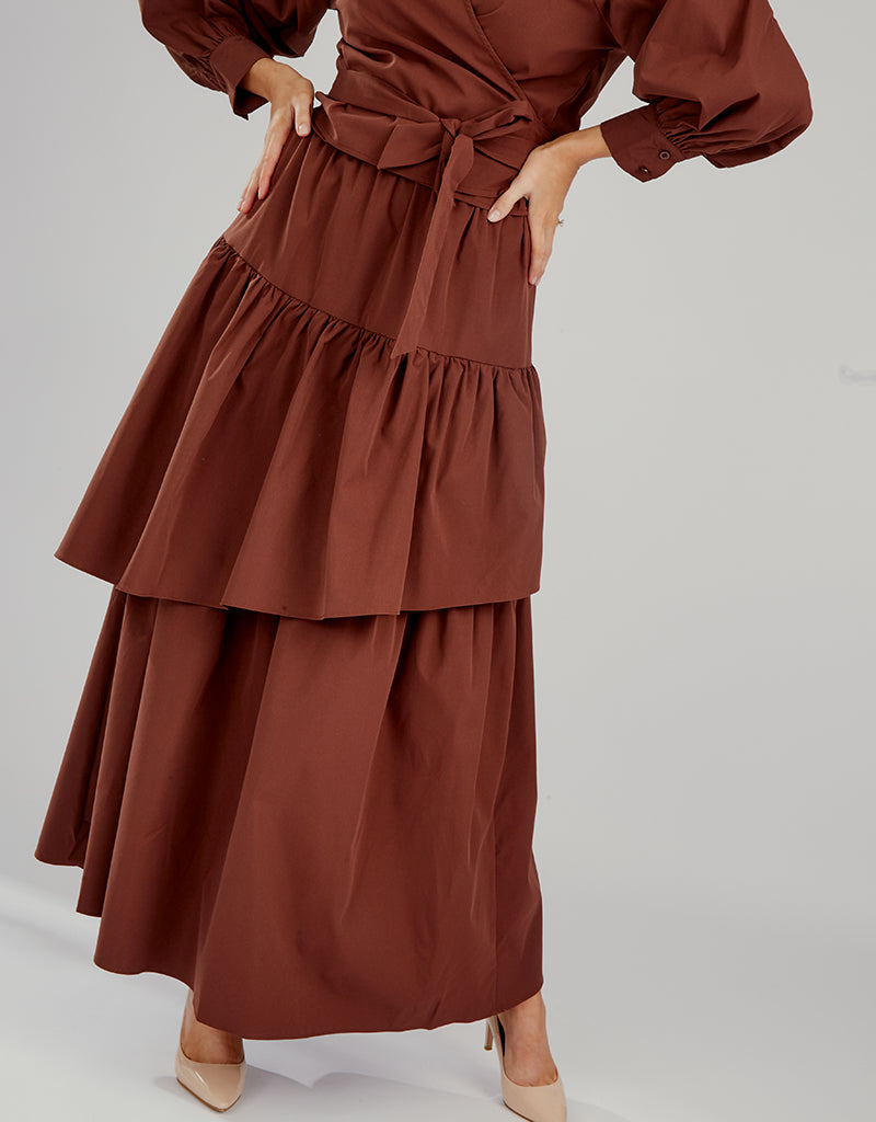 M00306Chocolate-skirt