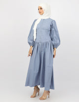 M00310Denim-abaya-dress