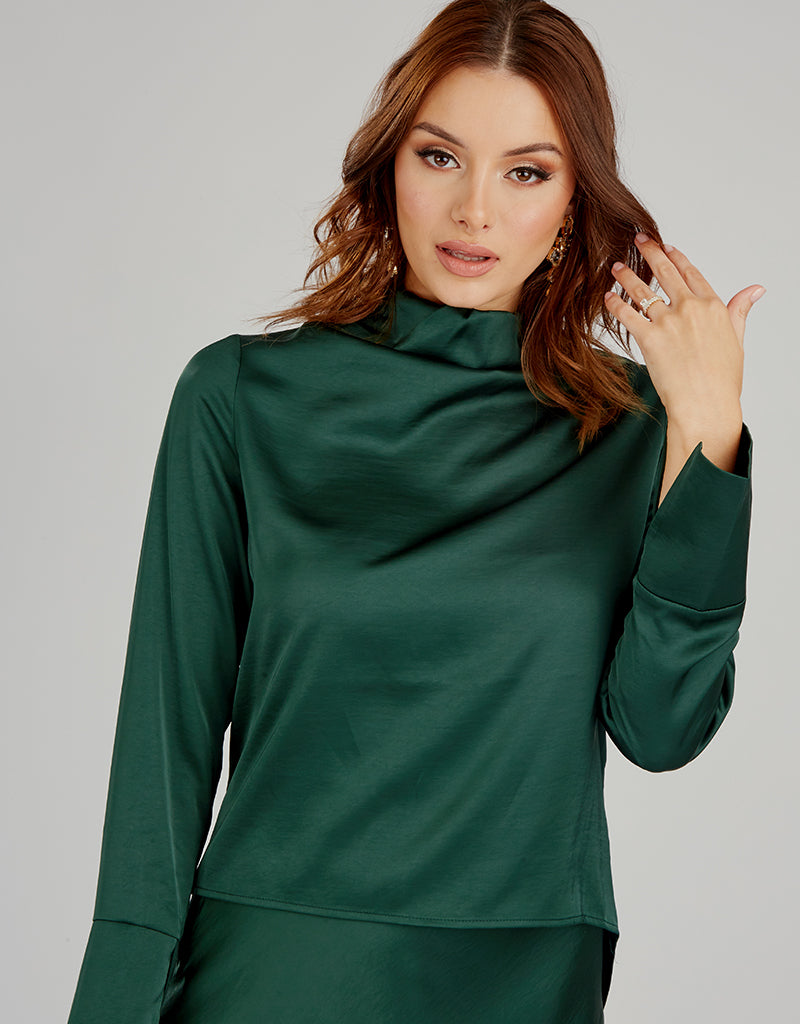 M7385EmeraldGreen-top-blouse