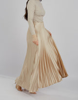 M7443Champagne-maxi-skirt