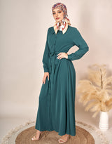 M7444-EmeraldGreen-dress-abaya