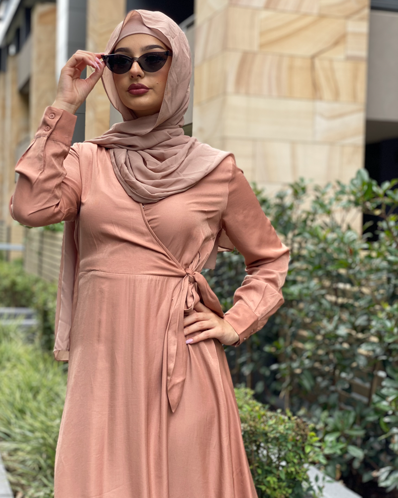 M7464DeepPeach-dress-abaya