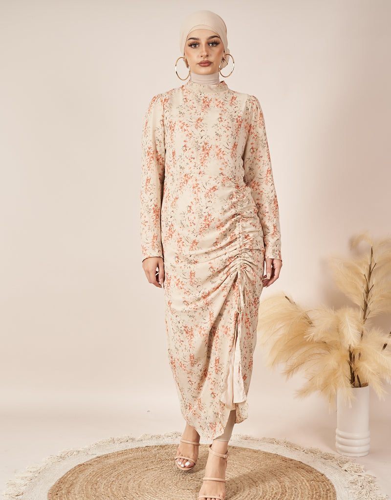 M7502BonenudePrint-dress-abaya