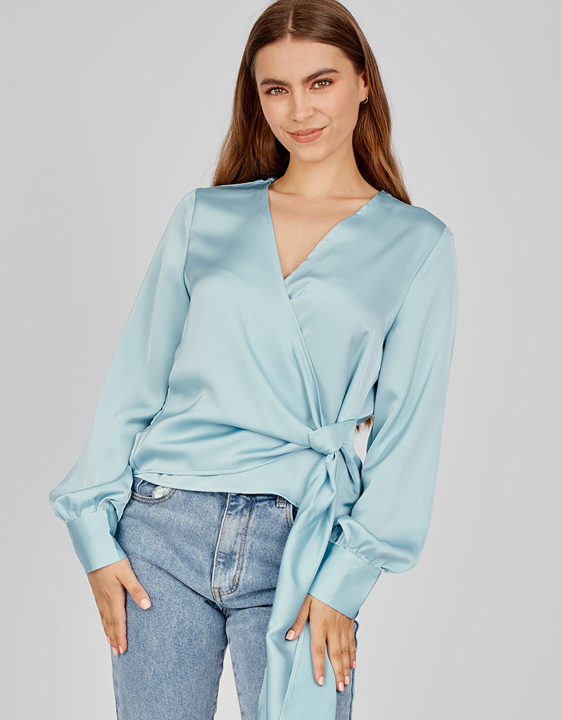 M7697Baby Blue-blouse-top