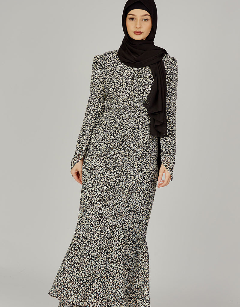 M7713BlackPrint-dress-abaya