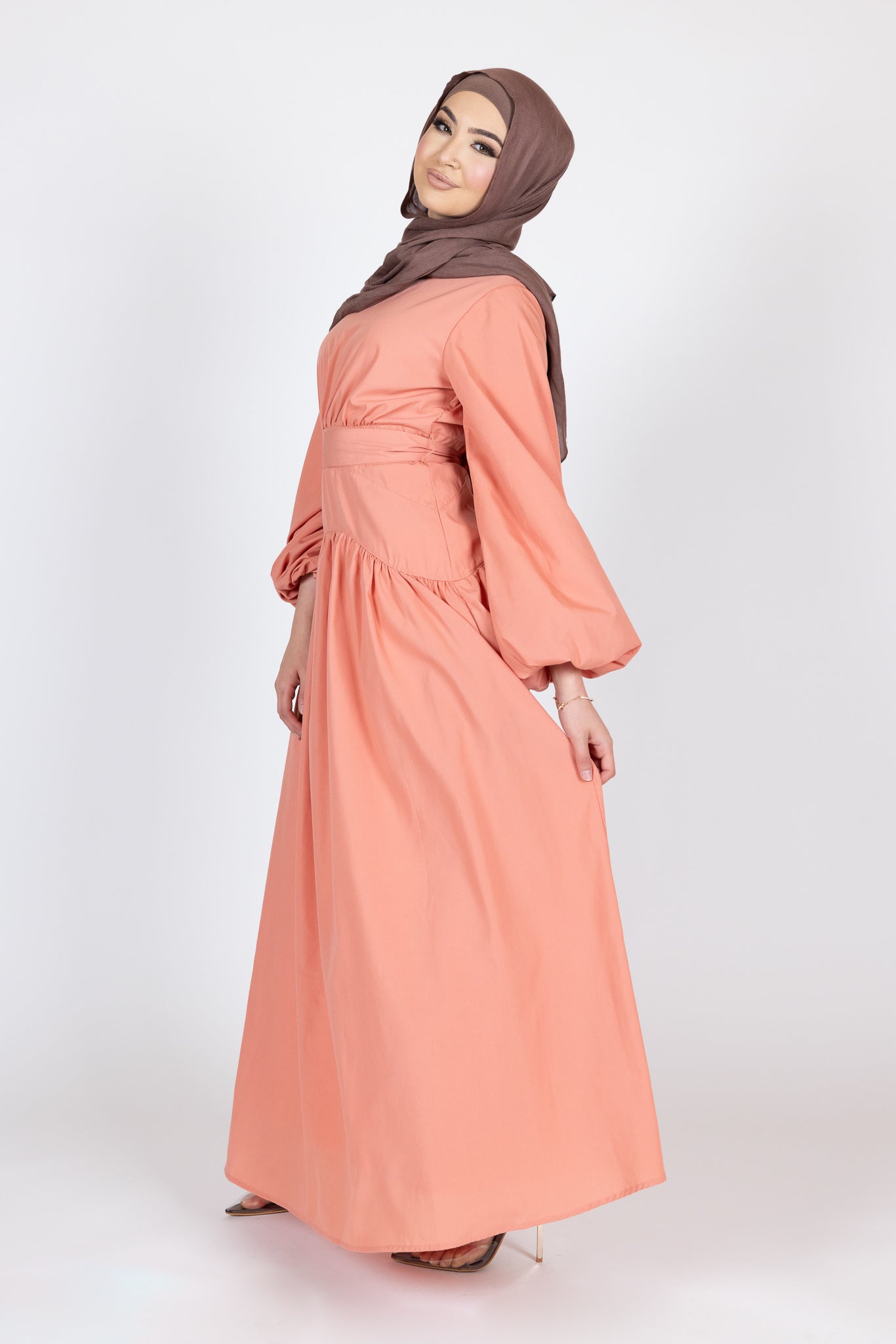 M7771Salmon-dress-abaya