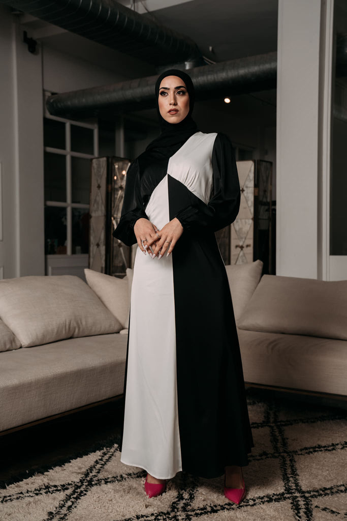 M7830Blackwithwhite-dress-abaya