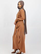 M7836Tan-dress-abaya