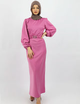 M7887HotPink-dress-abaya