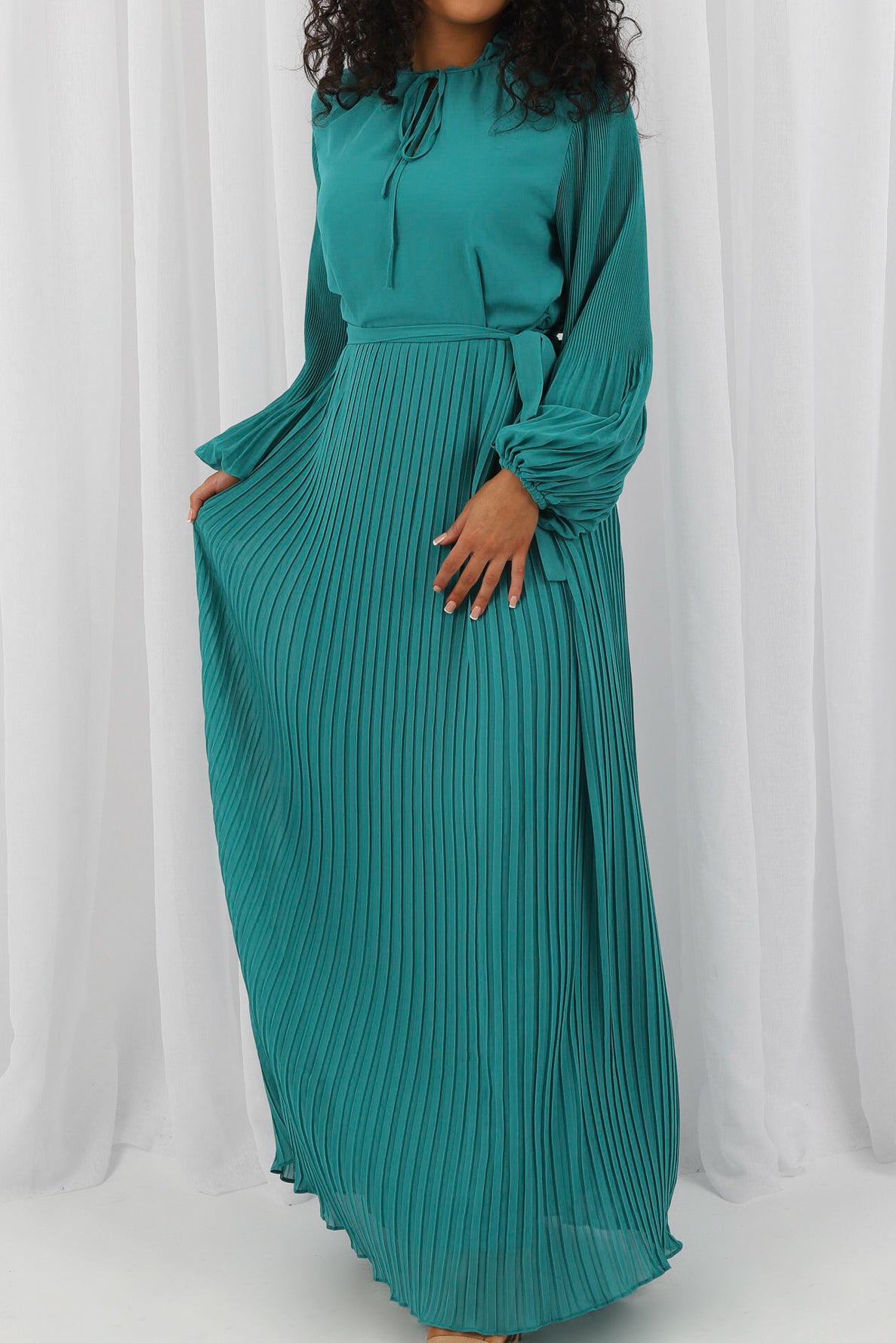 M7893DeepSage-dress-abaya