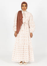 M7927Brownprint-dress-abaya