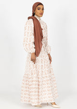 M7927Brownprint-dress-abaya