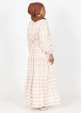 M7927Brownprint-dress-abaya