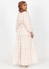 M7927Brownprint-dress-abaya