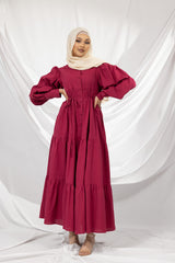 M7932Magenta-dress-abaya