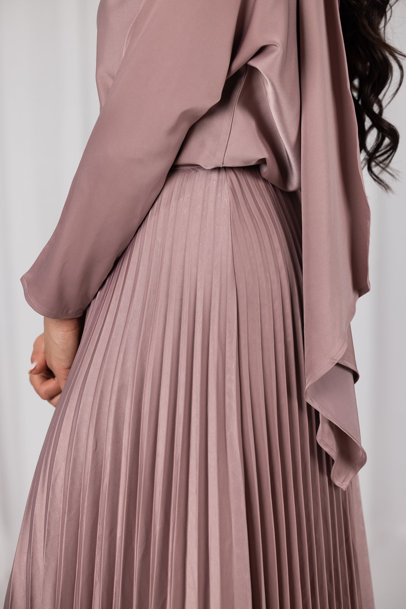 Monogram Pleated Skirt - Marigold