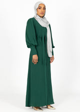 M7971Emeraldgreen-cardigan-dress-abaya