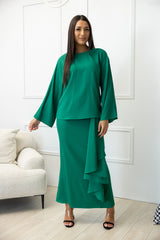 M8012Green-blouse-top