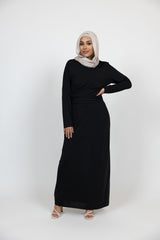 M8069Black-abaya-dress