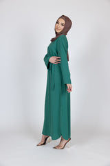 M8075Pinegreen-dress-abaya