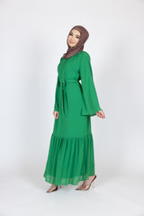 M8093Green-dress-abaya