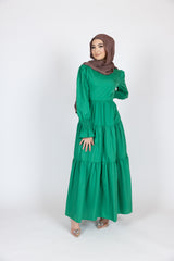 M8110Green-dress-abaya