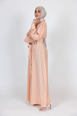 M8118Peach-dress-abaya