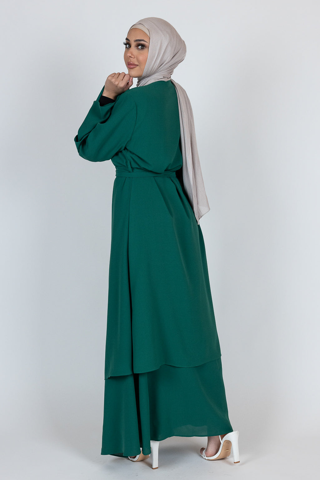 M8140Emeraldgreen-abaya-dress