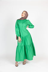 M8163Green-dress-abaya