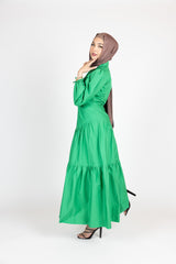 M8163Green-dress-abaya