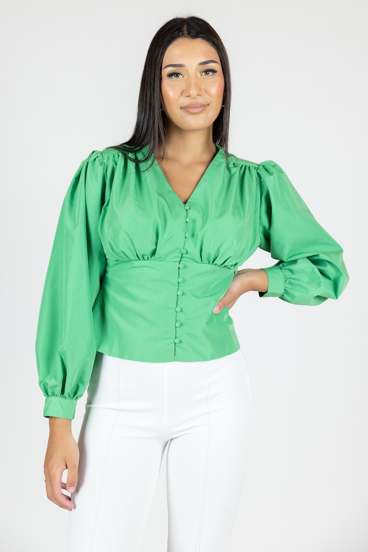 Women's Blouses Online - Sephora Button Blouse |Australia Modest Blouse ...