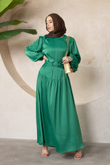 M8218Green-dress-abaya